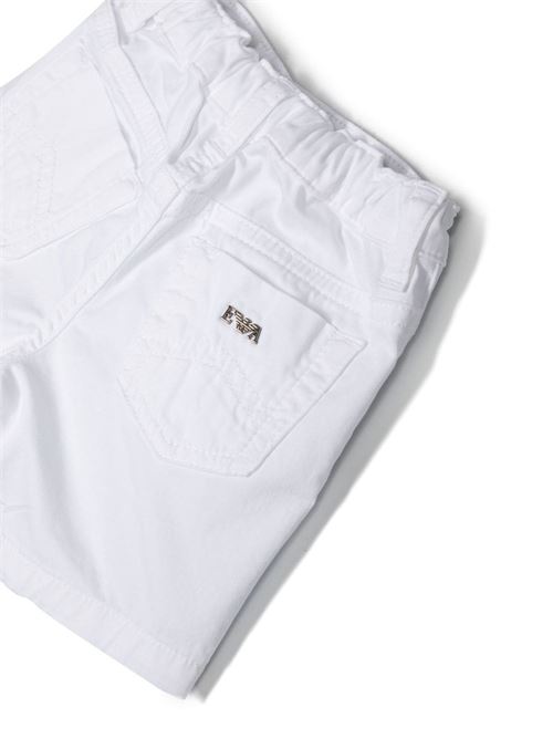 Bermuda neonato bianco EMPORIO ARMANI KIDS | 8NHS014N7LZ0100